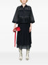 pleated midi skirt